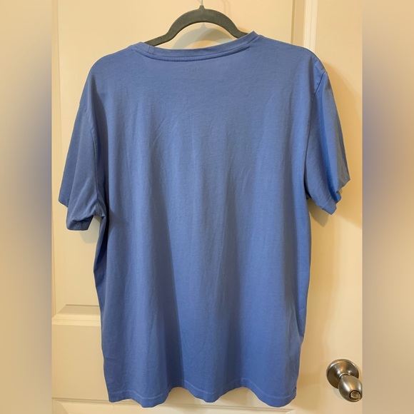 Blue Polo Cotton T-Shirt Size L - Picture 4 of 4